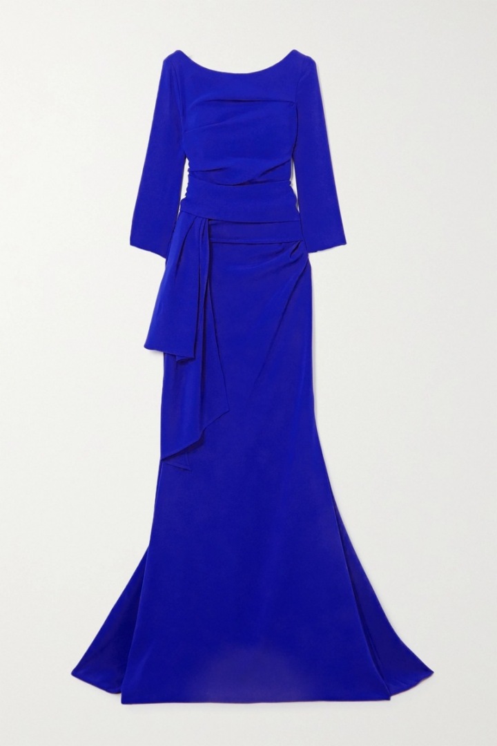 Modré šaty Talbot Runhof