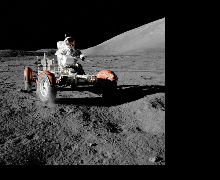 Astronaut na Měsíci