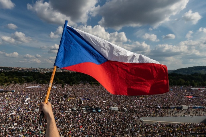 Lukáš Bíba, Demonstration against Prime Minister Andrej Babiš. Nominated in News category