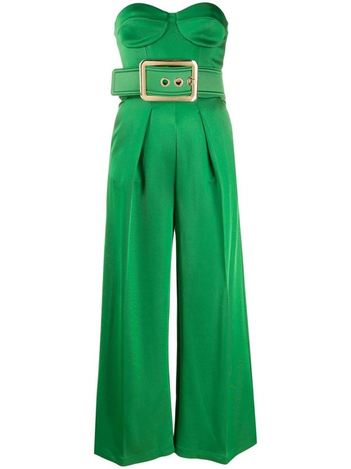 Zelený overal Elisabetta Franchi