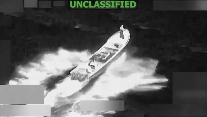 Americký útok na loď pašeráků drog