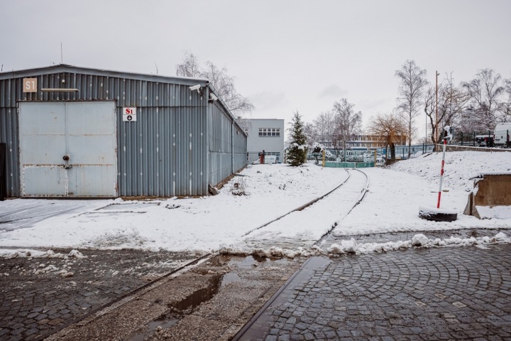 Průmyslové budovy. 