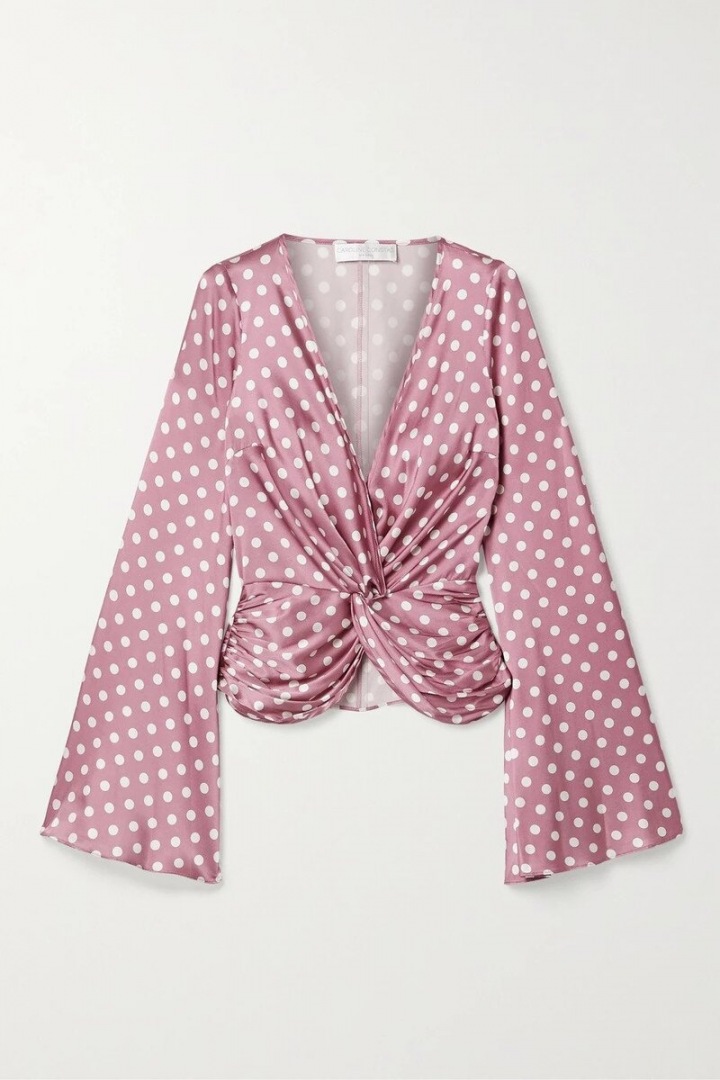 Puntíkovaný top Caroline Constas