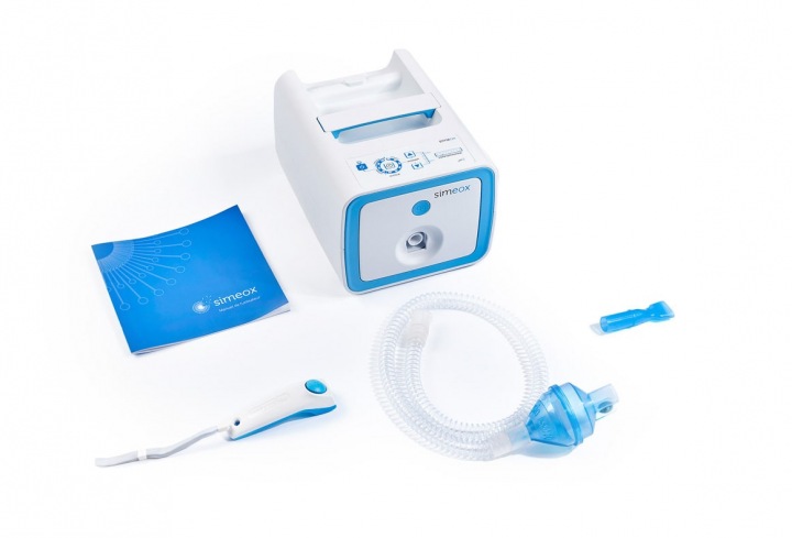 The Simeox device, for which the Our Lungs Foundation has launched a public collection for Daniela