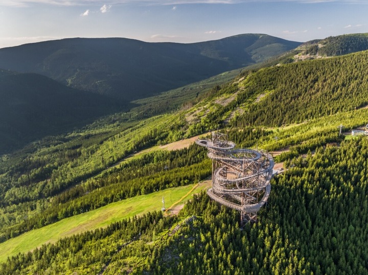 Stezka v oblacích Dolní Morava, pohled na celý kraj