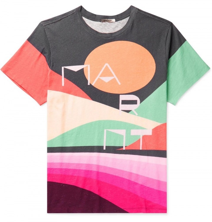Barevné pánské triko Isabel Marant
