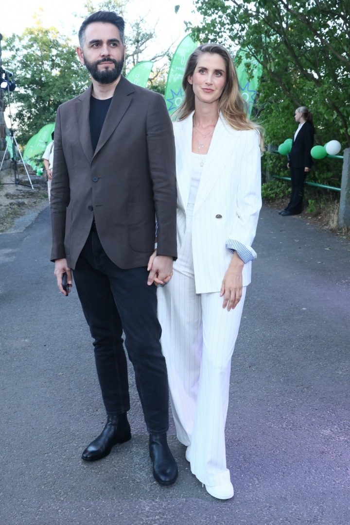 Jana Bernášková with her partner
