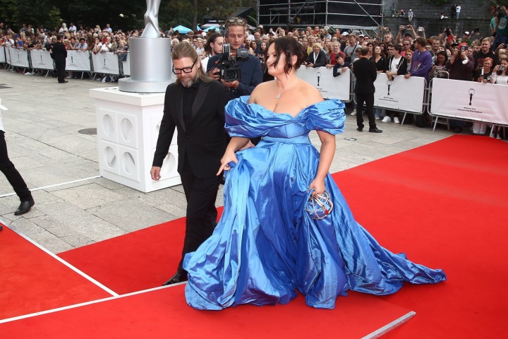 Jitka Čvančarová with her husband Petr Čadek