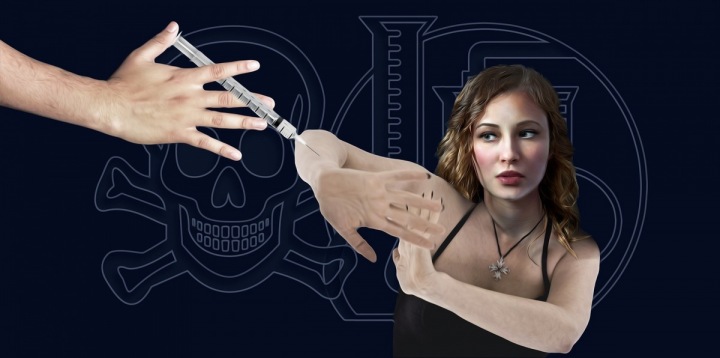 Žena odmítající vakcínu