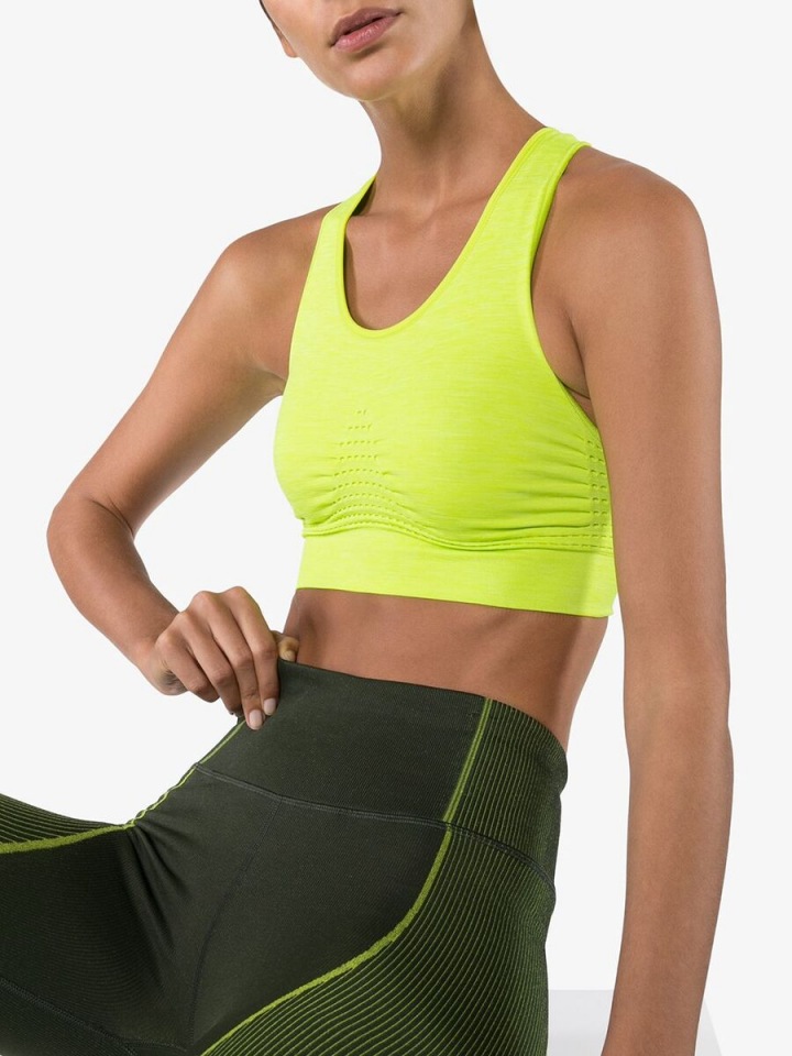 Zářivě žlutý sportovní top Sweaty Betty