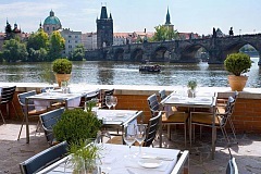 Prague restaurant Charles Bridge