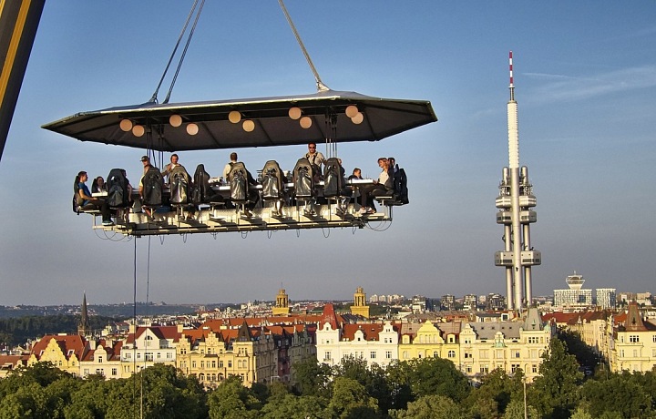 V Riegerových sadech je dokonalý výhled na celou Prahu.