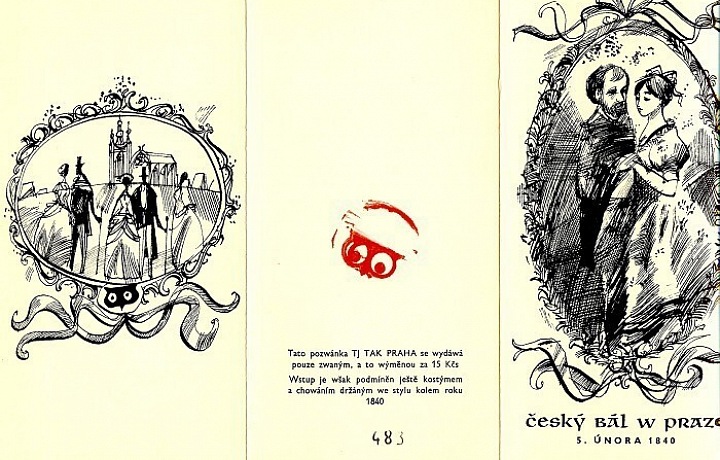 Český bál v Praze - pozvánka