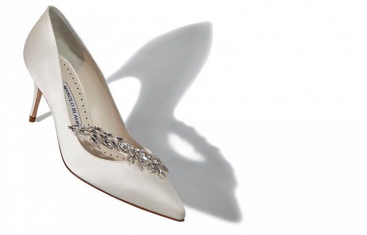 Ze svatební kolekce Manolo Blahnika