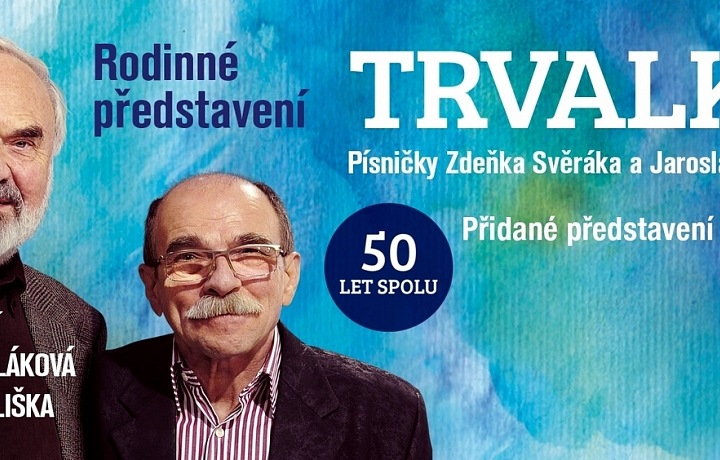 Zdeněk Svěrák with Jaroslav Uhlíř in O2 Arena