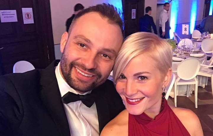 Marek Dědík s přítelkyní Terezou