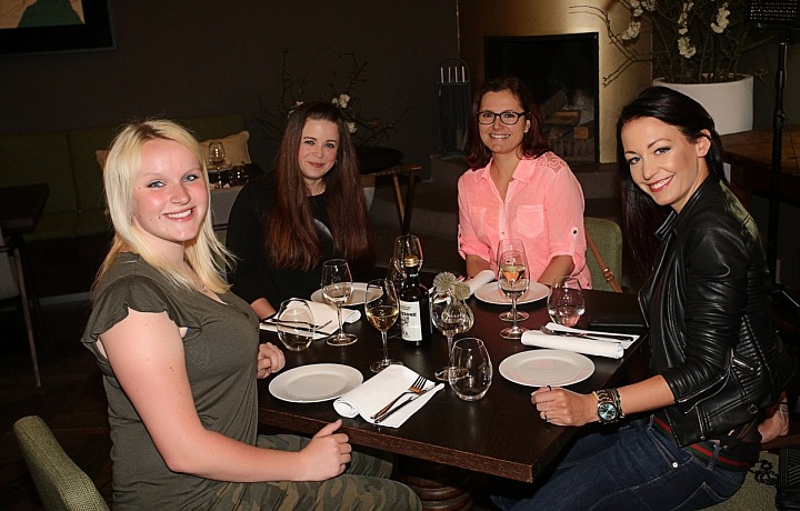 Agáta with the winner of the competition