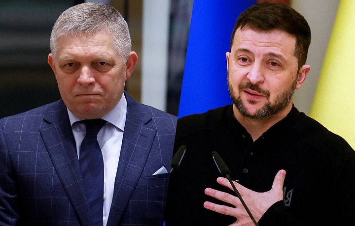 Robert Fico a Volodymyr Zelenskyj