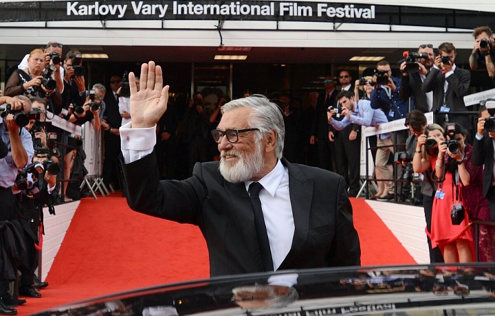 Prezident of the festival Jiří Bartoška.