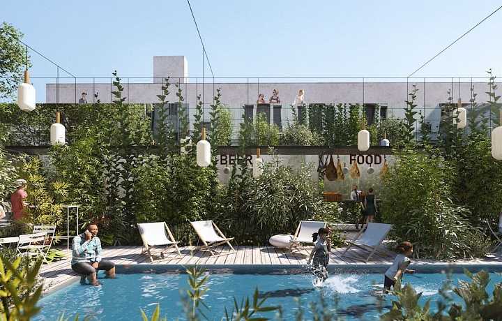 Duo architektů zasadili doprostřed marketu dokonalou vodní plochu 