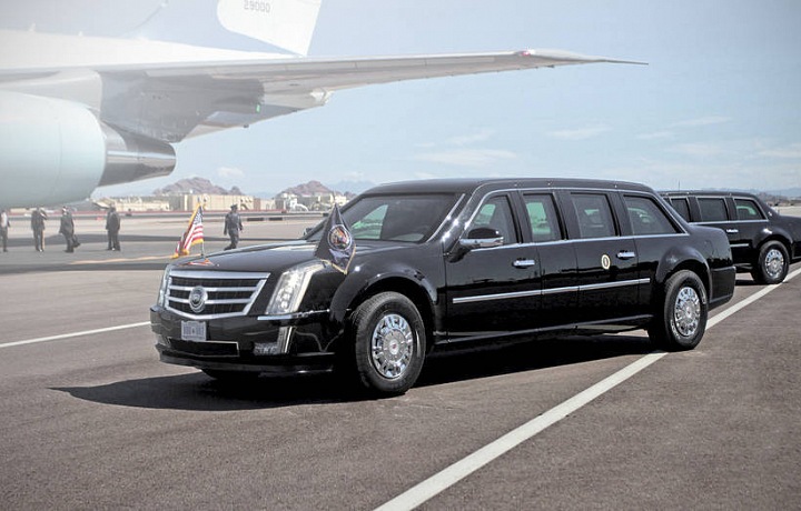 Luxury limousine for US  president