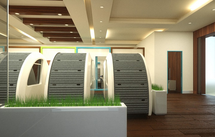 Spací boxy v Dubaji