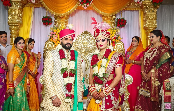 Maharaja with his chosen one