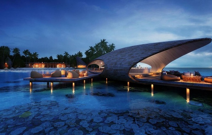 The ´Whale´ Bar St Regis, Maledives 