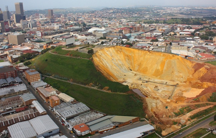Golden Mine in Johannesburg