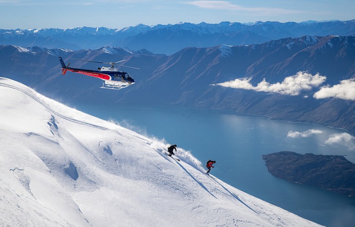 Heliskiing