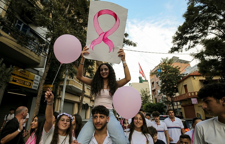 Pochod na podporu pacientů s rakovinou 