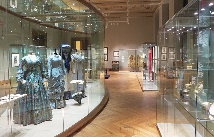 Two-piece dress, around 1850