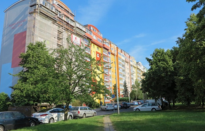 Colorful part of Prague - Letňany