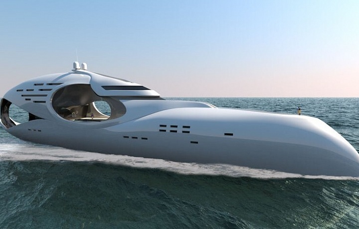 Super modern yacht
