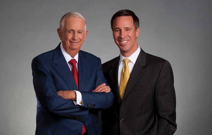 J.W. “Bill” Marriott  Jr.- the son of founder and Arne M. Sorenson 