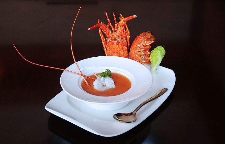 The lobster soup