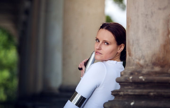 Cosplayerka Andrea Ulagová v kostýmu Star Wars