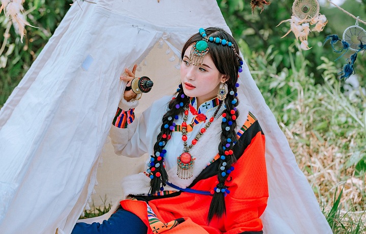 Mongolian woman