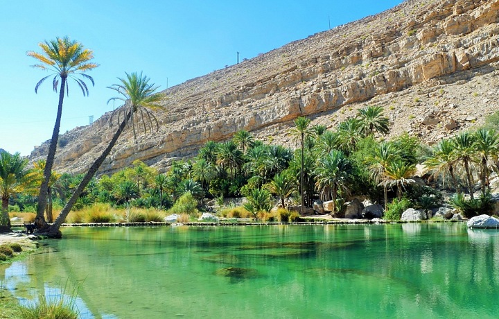 Nádherná příroda v Ománu