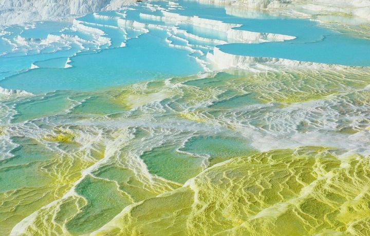 Luxury colours in Pamukkale