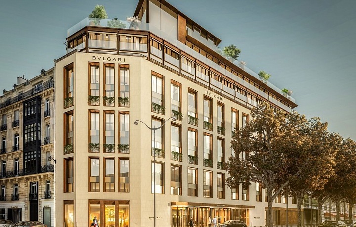 Luxusní hotel Bulgari, Paříž