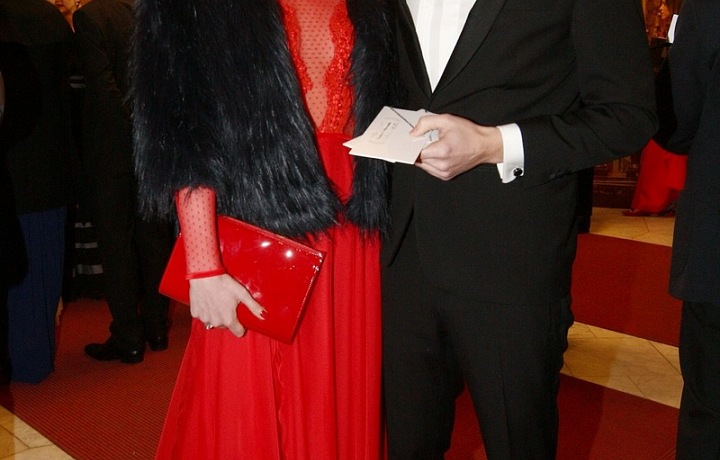 Nikol Moravcová with her boyfriend