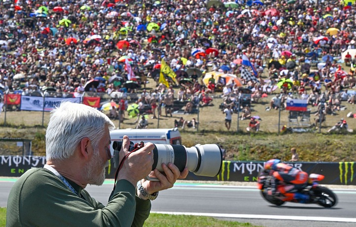 Petr Pavel at MotoGP in Brno