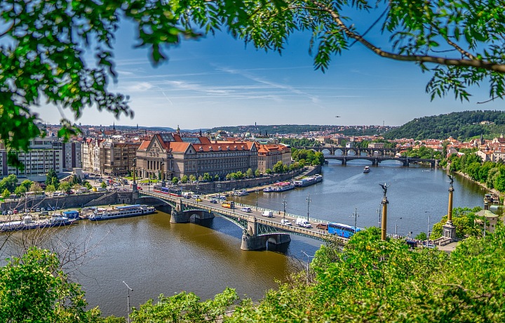 Prague view of Fairmont