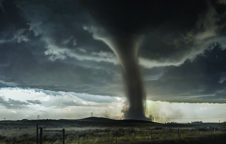 Tornádo. Ilustrační foto