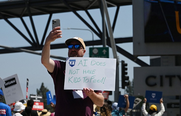 Actor Protests in Hollywood