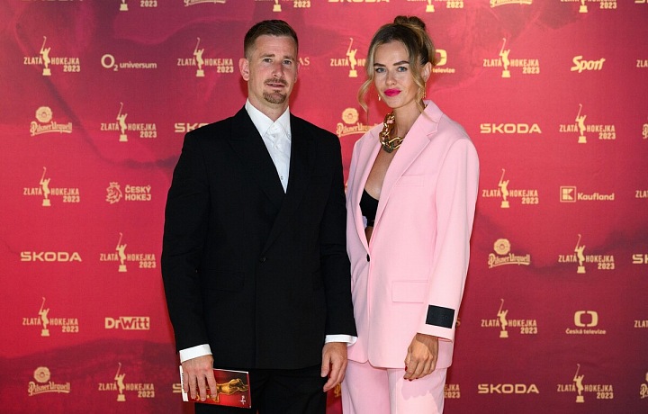 Roman Červenka with his wife Veronika Machova