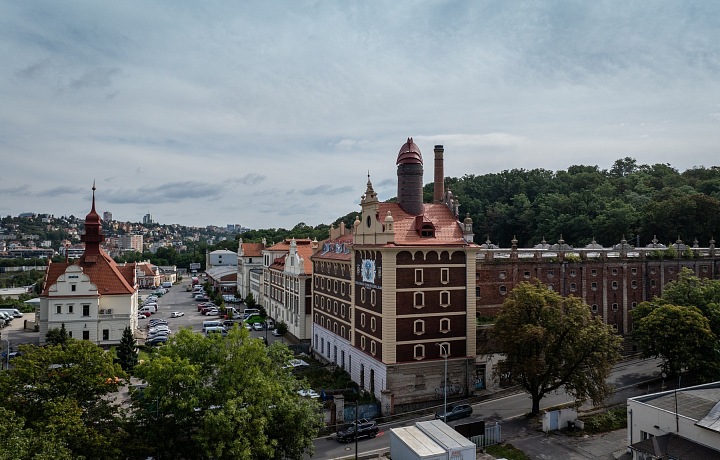 Iconic brewery in Braník