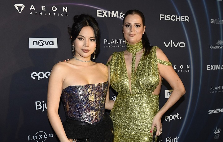 Ornela Koktová and Yenifer Cao at Miss Czech Republic 2025