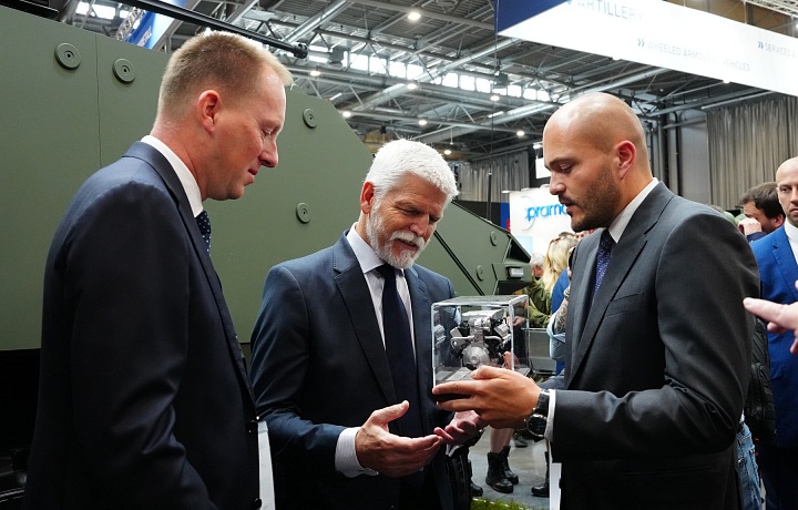 Michal Strnad (on the right) and Petr Pavel